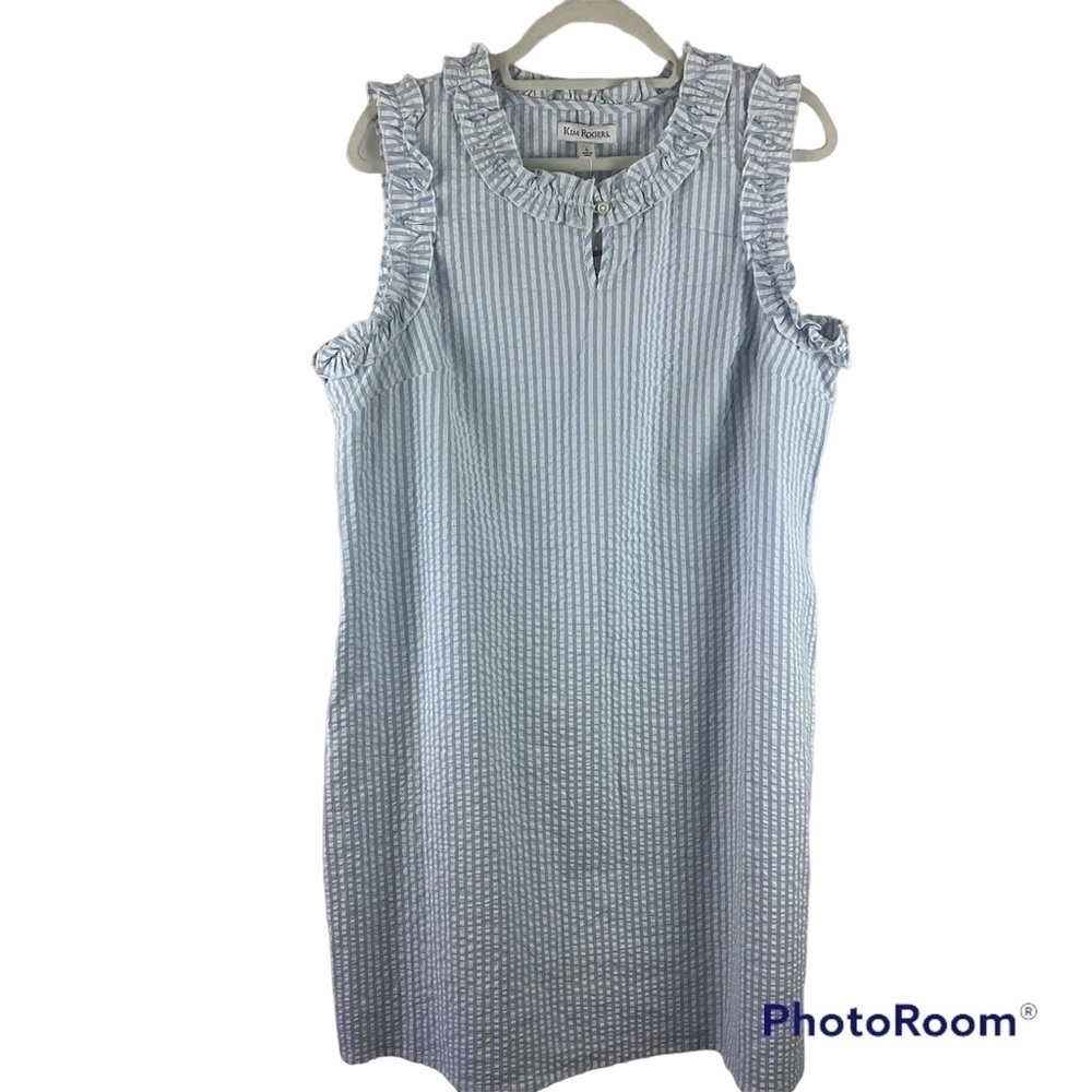 Kim Rogers Sleeveless Ruffle Dress